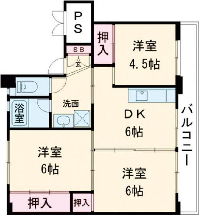 兵庫県加東市上三草(マンション)の賃貸物件の間取り