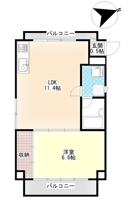山田ビル301の間取り