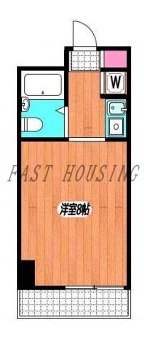 東京都新宿区新宿5(マンション)の賃貸物件の間取り