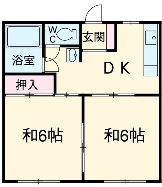 本町マンションの間取り