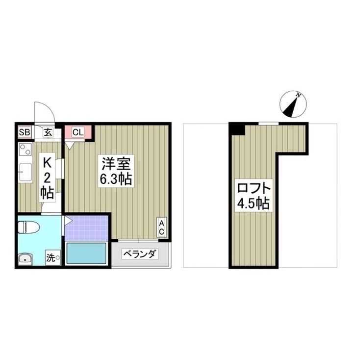 シャテーニュの間取り