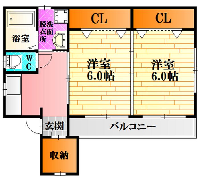 アイランド4の間取り
