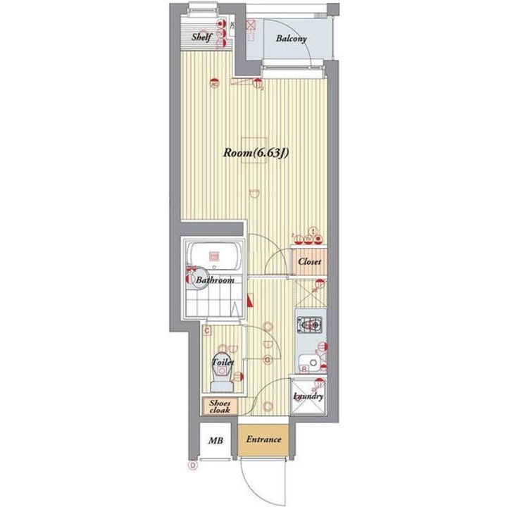 ビバリーホームズ石神井公園IIの間取り