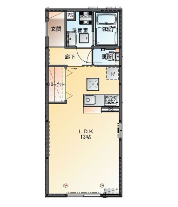 ピュアリィ五月町の間取り