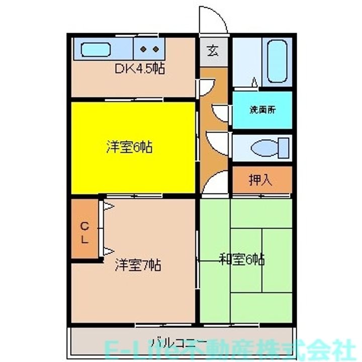 千田アパートの間取り