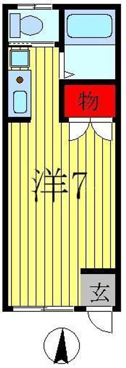 コーポエクセルの間取り