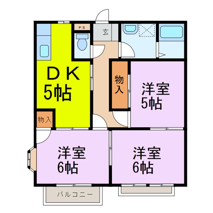 メゾンエスポワールの間取り