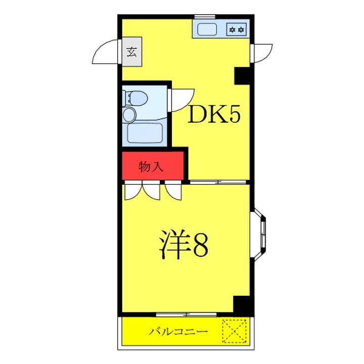 島田マンションの間取り
