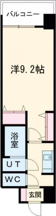 大阪府堺市堺区甲斐町東1(マンション)の賃貸物件の間取り
