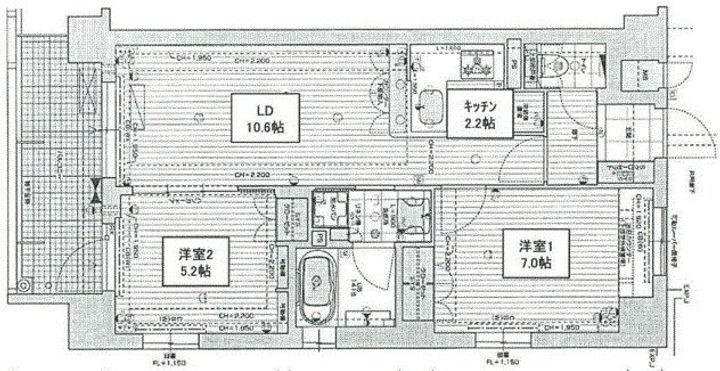 リーガル京都聖護院の間取り