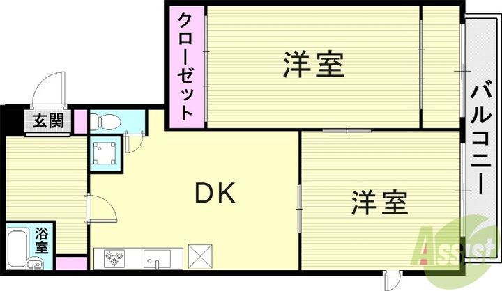 ライフ東山の間取り