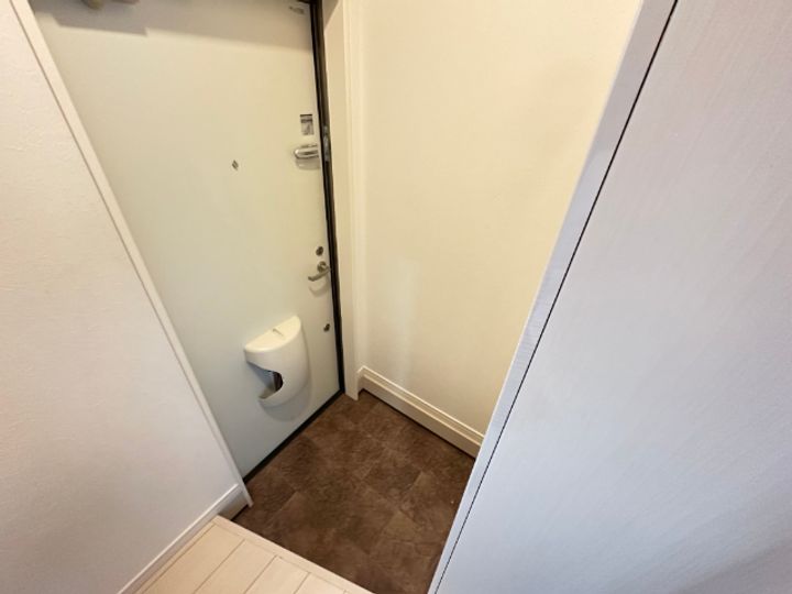 グリーンハイツの玄関