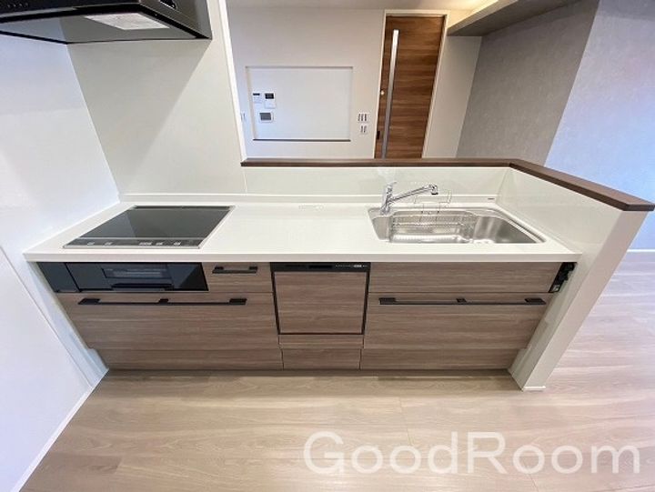 徳島県徳島市北矢三町1(マンション)の賃貸物件のキッチン