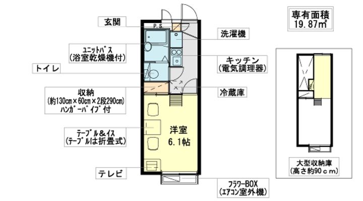 フローリッシュIIの間取り