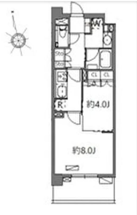 オーブレジデンス神南の間取り