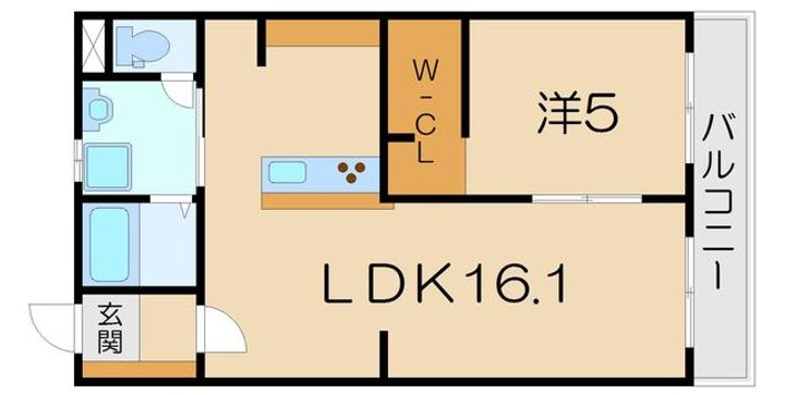植木マンションの間取り