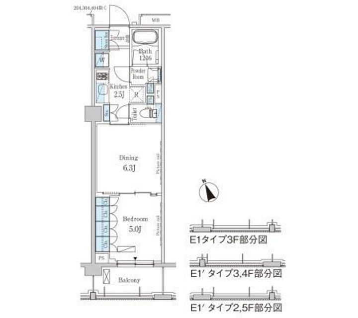 パークアクシス駒込HILLTOPの間取り