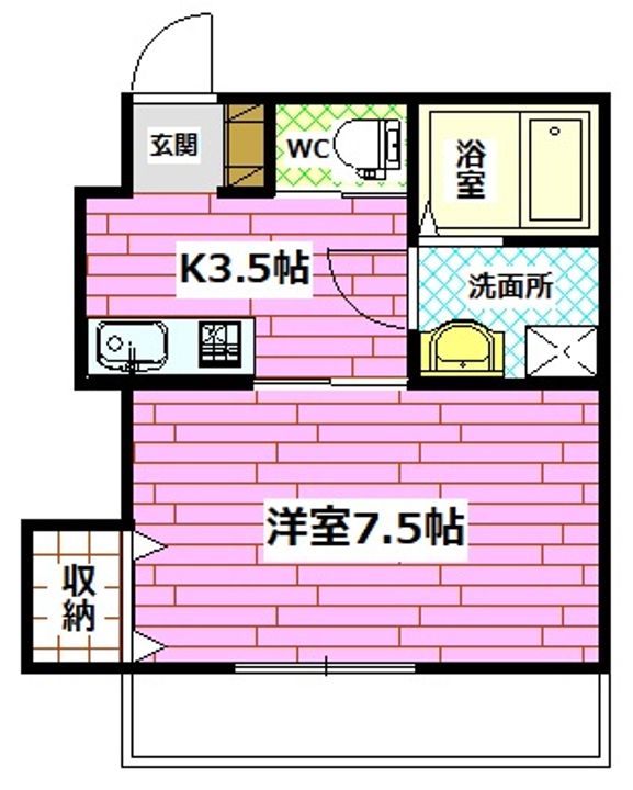 波田ビル5の間取り