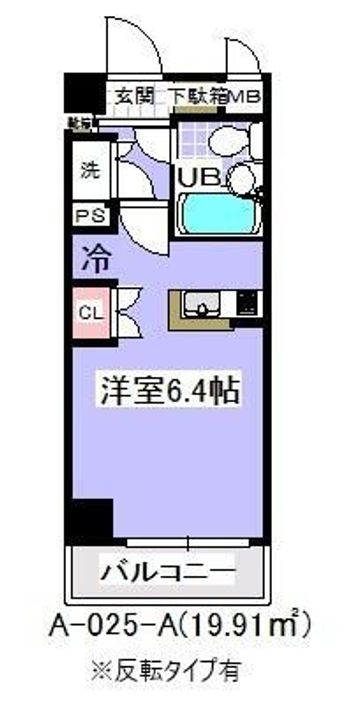 アンダルシア市川(A 025)の間取り