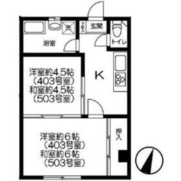 大和ビル院内の間取り