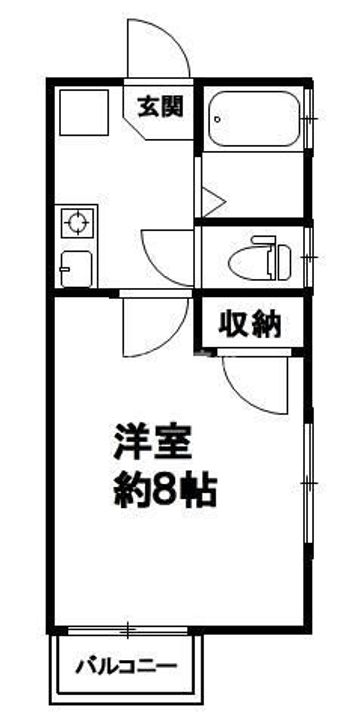 埼玉県川越市松江町1(マンション)の賃貸物件の間取り