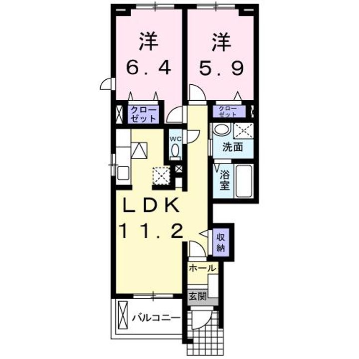 ジュエリースターBの間取り