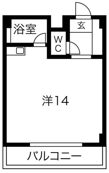 大阪府大阪市平野区喜連1(マンション)の賃貸物件の間取り
