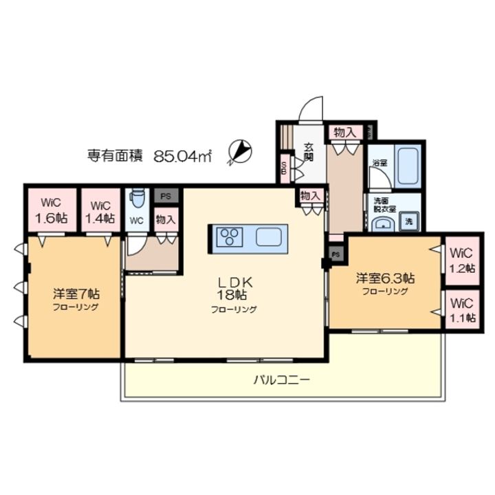 il Quartettoの間取り