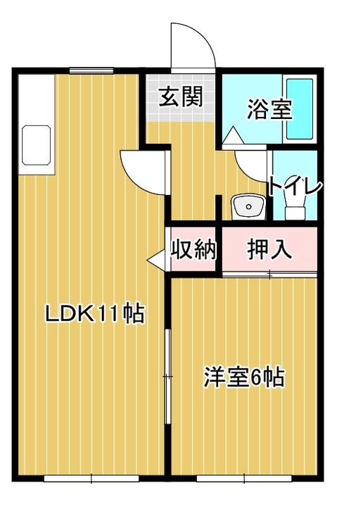 メゾンタチIの間取り