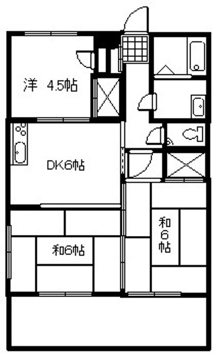 ハイツシルクの間取り