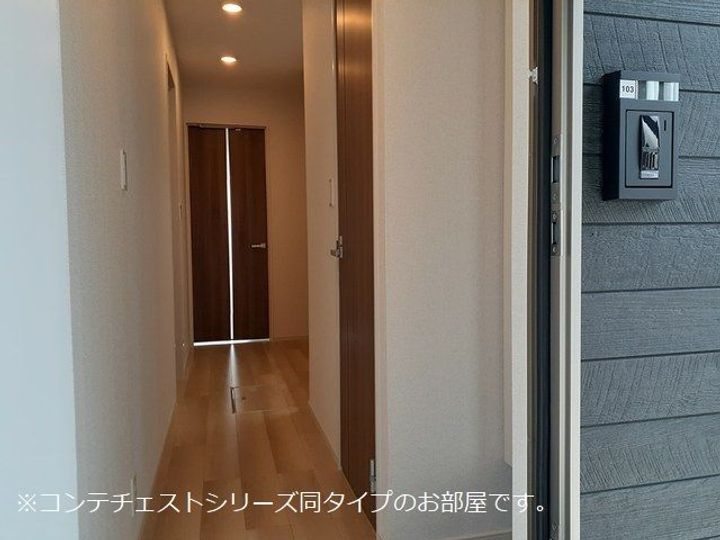 ラピスAの玄関