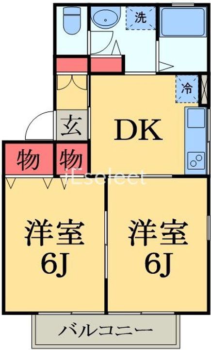 ハイカムールおゆみ野の間取り