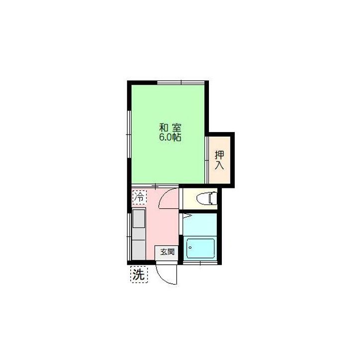 神奈川県座間市相模が丘5(アパート)の賃貸物件の間取り