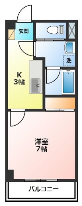 神奈川県小田原市栄町1(マンション)の賃貸物件の間取り