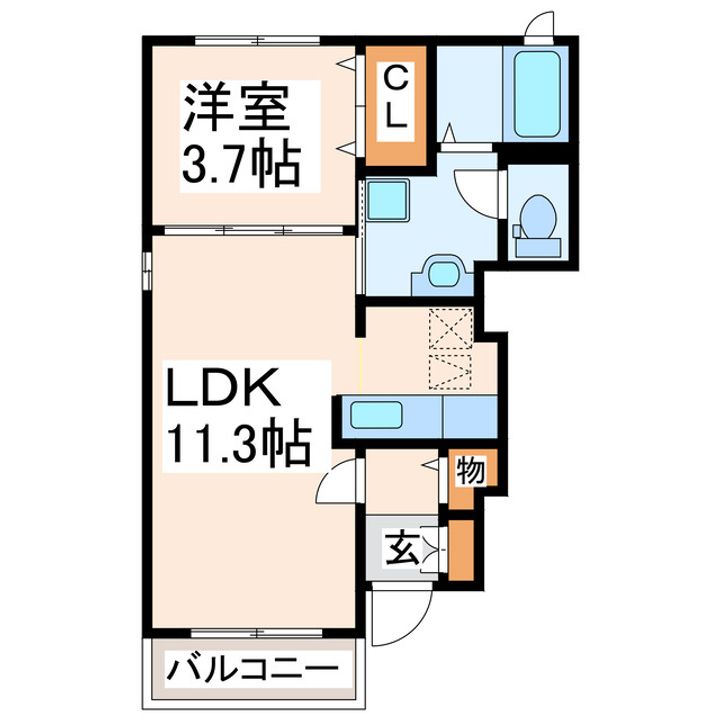 銀河の間取り