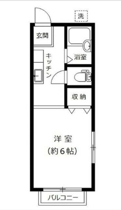 東京都世田谷区瀬田5(アパート)の賃貸物件の間取り