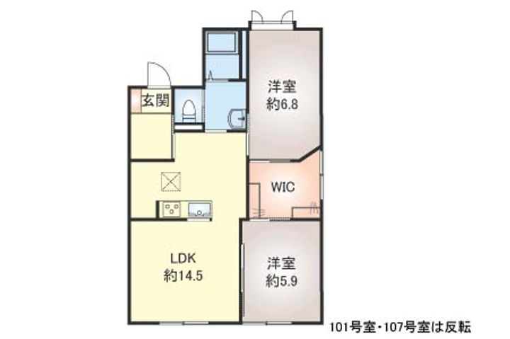 セフィラ内郷の間取り