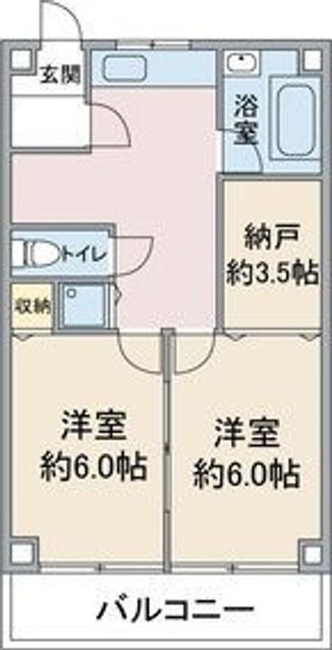 愛知県名古屋市守山区四軒家1(マンション)の賃貸物件の間取り
