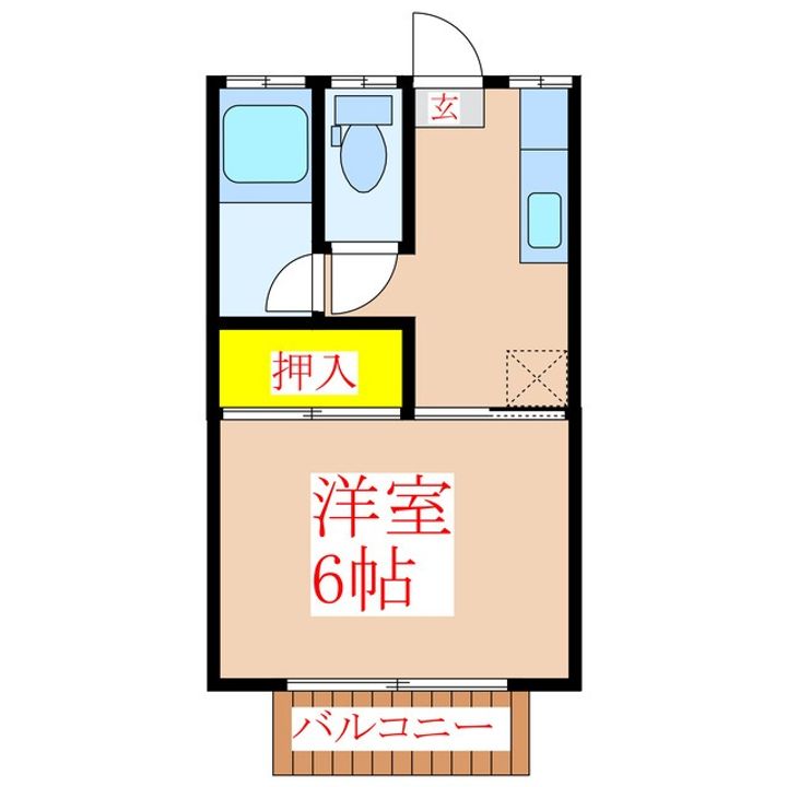 グリーンハイツ福島の間取り