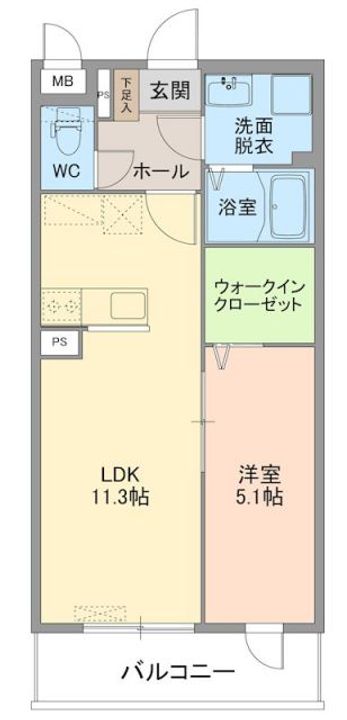 レジデンスノーブルの間取り