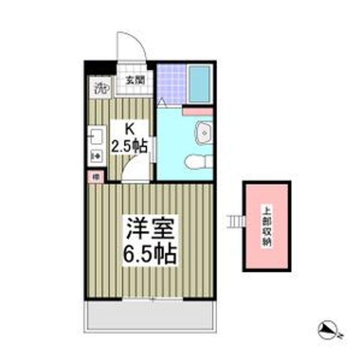 埼玉県春日部市南1(アパート)の賃貸物件の間取り