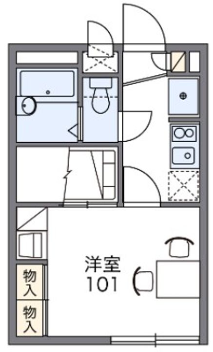 神奈川県横浜市保土ヶ谷区上星川2(アパート)の賃貸物件の間取り