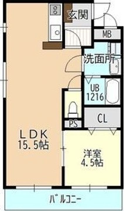 アネーロ城山の間取り
