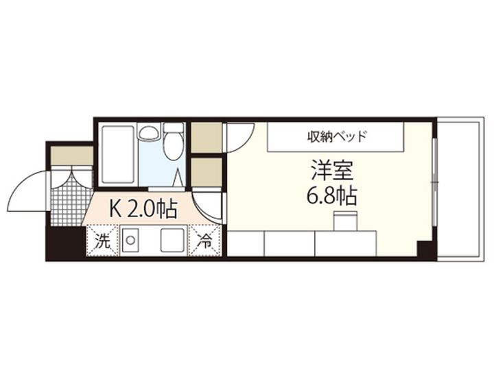 クルーズマンションの間取り