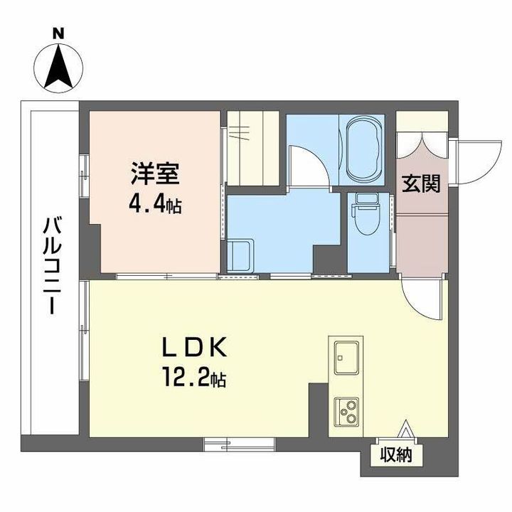 シャーメゾン 桜の間取り