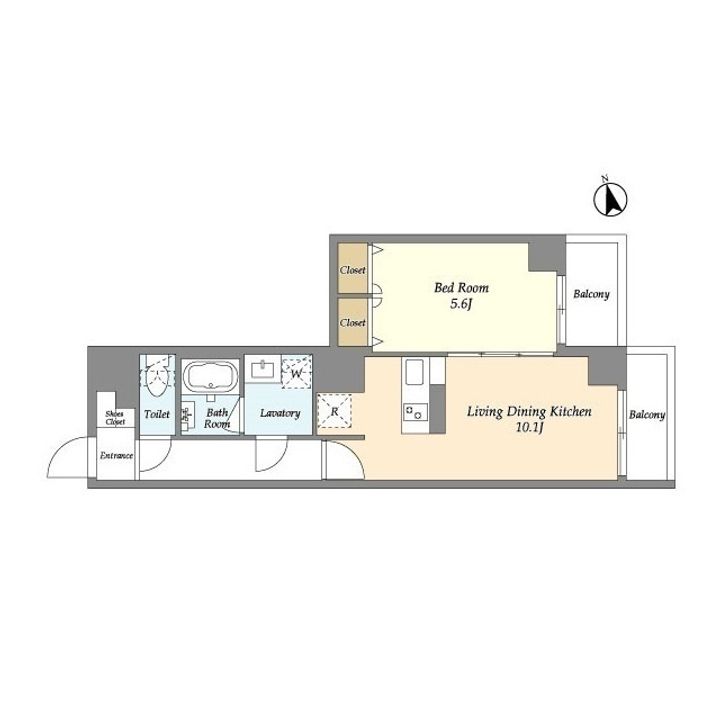 ネオアーバンレジデンス駒込の間取り