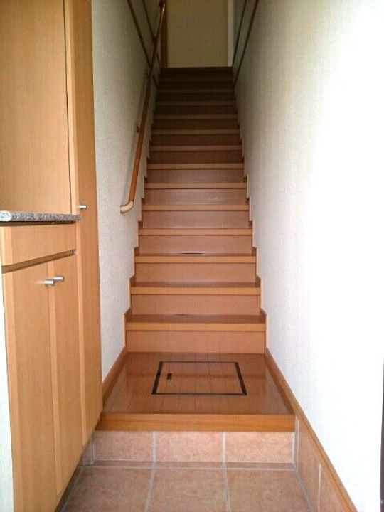 新潟県新潟市西区五十嵐2の町(アパート)の賃貸物件の玄関