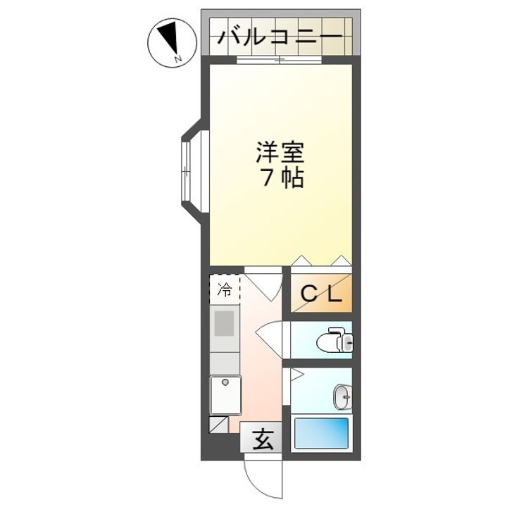 フラワ瀬戸口の間取り
