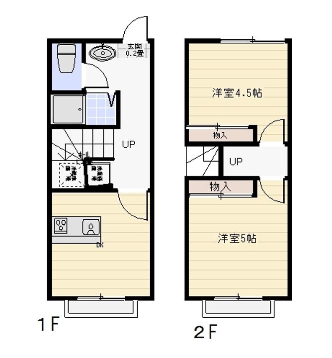 大阪府八尾市青山町4(一戸建)の賃貸物件の間取り