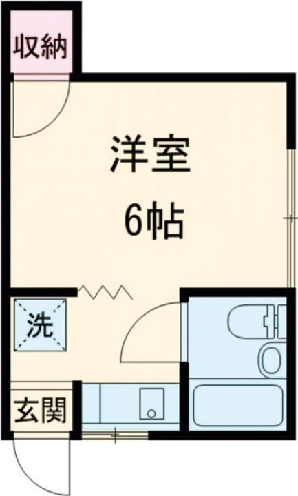 岡村アパートの間取り